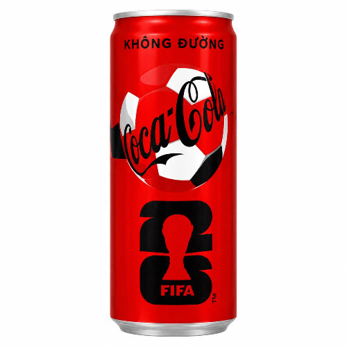 COCA COLA ZERO SUGAR SOFT DRINK CAN 320ML - IMPORTED