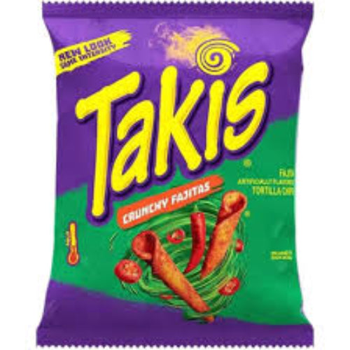 TAKIS CRUNCHY FAJITAS TORTILLA CHIPS 92.3G