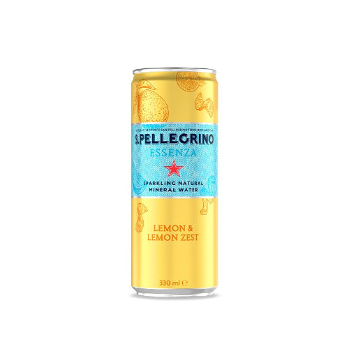 SAN PELLEGRINO LEMON & LEMON ZEST 330ML