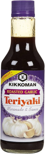 KIKKOMAN ROASTED GARLIC TERIYAKI MARINADE & SAUCE 444ML
