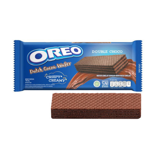 OREO DUTCH COCOA WAFER DOUBLE CHOCOLATE 140.4 GM