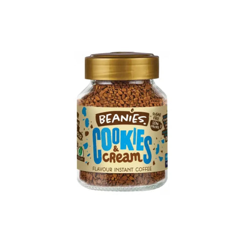 BEANIES COOKIES AND CREAM FLAVOURED INSTANT COFFEE 50G