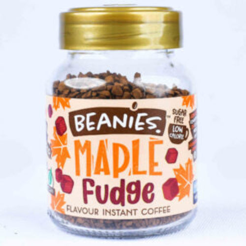 BEANIES MAPLE FUDGE FLAVOUR INSTANT COFFEE 50G