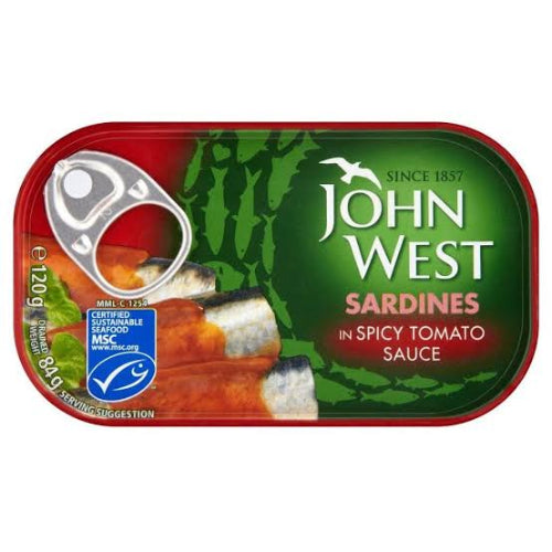JOHN WEST SARDINES TM SAU120G