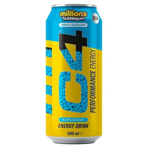C4 Bubblegum Energy Drink 500ml