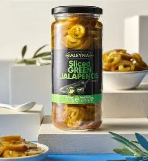 Aleyna Sliced Green Jalapenos 480g