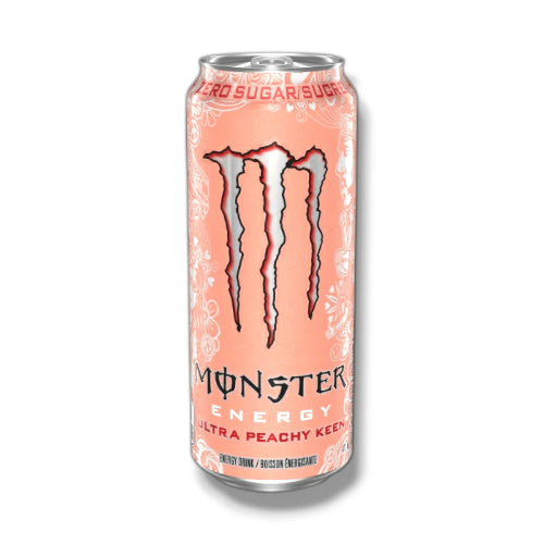 MONSTER ULTRA PEACHY KEEN ENERGY DRINK - ZERO SUGAR (500ML)