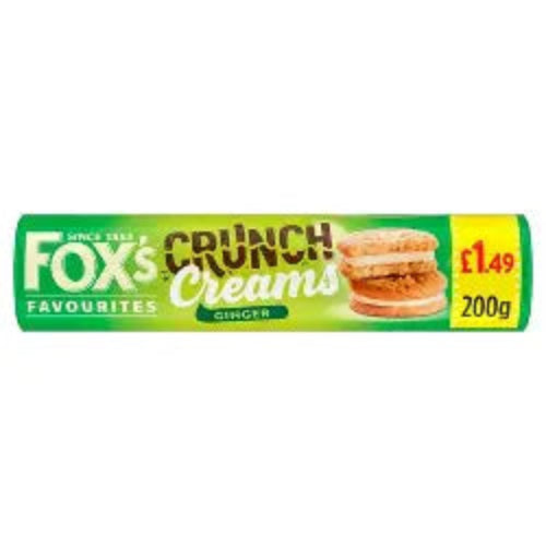 Fox Crunch Cream Ginger Cookies 200g