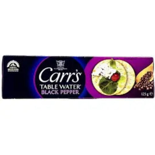 Carrs Black Pepper Table Water Crackers 125G