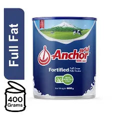 ANCHOR FORTIFIED FULL CREAM MILK 400G