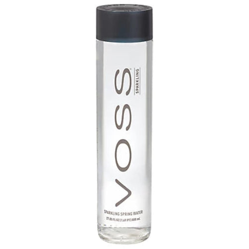 VOSS ARTESIAN SPARKLING WATER GLASS BOTTLE 800ML