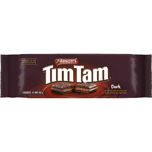 TIM TAM DARK COOKIES BISCUITS 163G