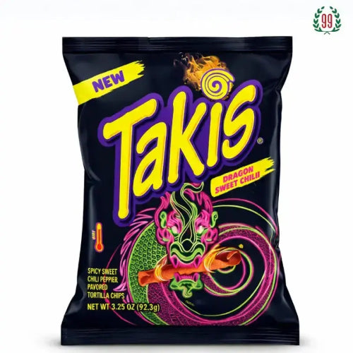 TAKIS DRAGON SWEET CHILLI TORTILLA CHIPS 92.3G