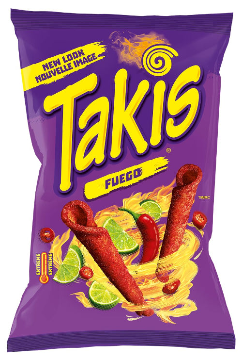 TAKIS FUEGO FLAVORED TORTILLA CHIPS 90G