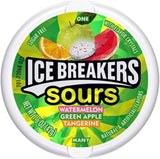 ICE BREAKERS SOURS WATER+GRN APP+TANGR MINT36G