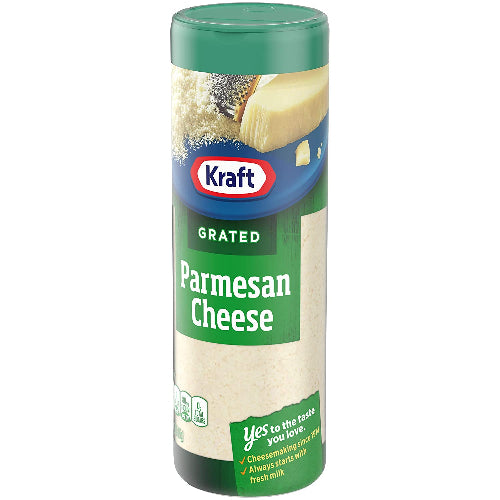 KRAFT GRATED PARMESAN 100% GRATED CHEESE 85G