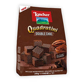 LOACKER QUADRATINI DOUBLE CHOCOLATE 125GM