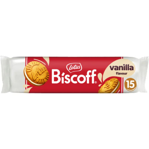 LOTUS BISCOFF FILLING BISCUIT VANILLA 150G
