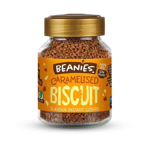 BEANIES FLAVRD INSTANT COFFEE-CARAMELISED BISCUIT50G