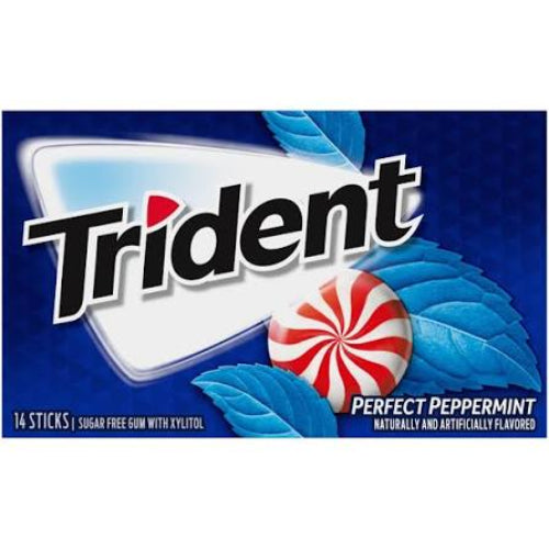 TRIDENT PERFECT PEPPERMINT 14 STICKS 20GM